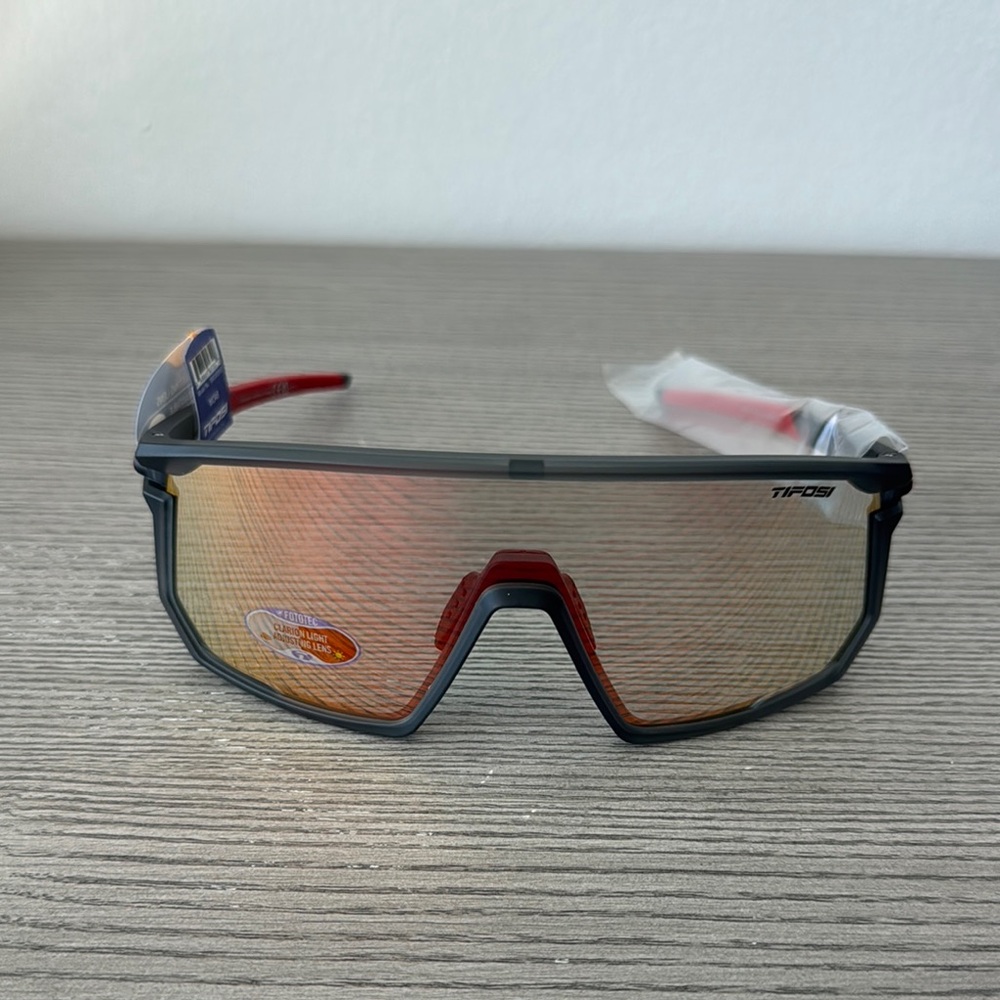 Tifosi Red and Black Sports Sunglasses